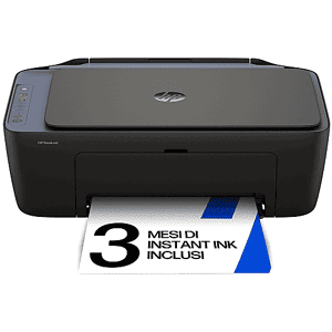 HP Stampante Inkjet Multifunzione 3 in 1 a colori  DeskJet 2921 ed Instant Ink, A4, Fronte retro manuale, WiFi, Nera