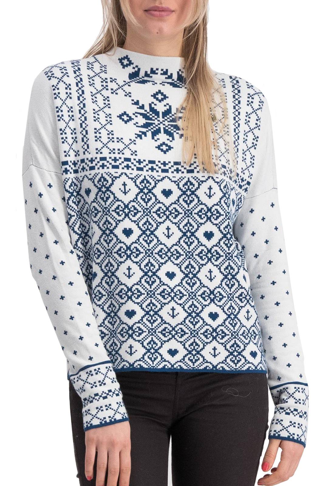Blutsgeschwister maglione Cosy and Cool Pully Norwegian Snowflake - XS