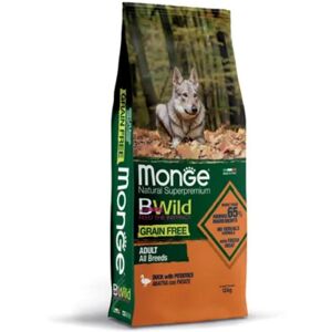 Monge Natural Superpremium BWild Adult All Breeds con Anatra 12KG