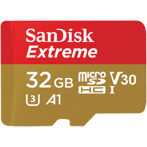 SanDisk SCHEDA DI MEMORIA  Extreme A1 32GB + ada