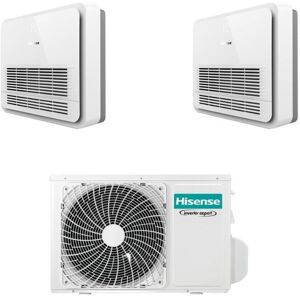 Hisense Climatizzatore a Console Dual Split AKT 9+9 con 2AMW52U4RXC Inverter R32 Wi-Fi Optional Classe A++