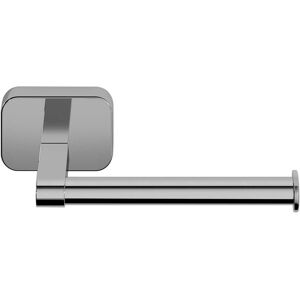 Tecnomat PORTAROTOLO APERTO SERIE EDGE IN ACCIAIO CROMATO FISSAGGIO A MURO CON VITE E BIADESIVO