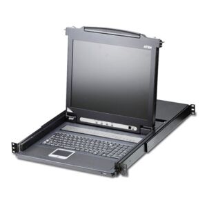 Aten CL1008M switch per keyboard-video-mouse (kvm) Montaggio rack Nero (CL1008M-ATA-2XK06A1G)