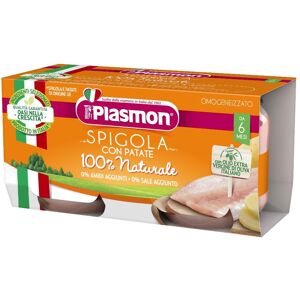 PRINCES ITALIA SpA Plasmon Omogeneizzato Spigola e Verdure, 2 x 80 g
