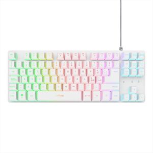 Trust Tastiera Illuminata Gxt 833 Thado Tkl-white