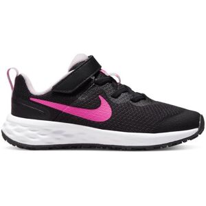 Nike Revolution 6 Ps Nero Fuxia Scarpe Ginnastica Bambino EUR 28 / US 11C