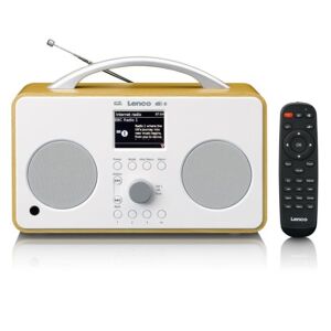 Lenco PIR-645WH radio Portatile Digitale Bianco, Legno (PIR-645WH)