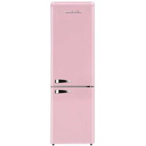 Frigorifero/congelatore retrò Wolkenstein KG250.4RT SP, larghezza 54,60 cm, 249 L, rosa
