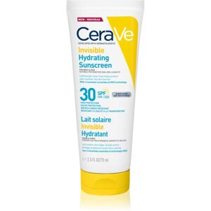 CeraVe Invisible Hydrating Sunscreen SPF 30 latte abbronzante per viso e corpo SPF 30 75 ml