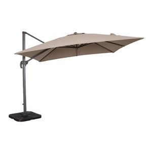 Milani Home BACTRUS - ombrellone da giardino decentrato 3x3