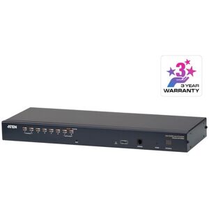 Aten Switch KVM over IP Multi-Interface Cat 5 a 8 porte per 1 accesso condiviso locale/remoto (KH1508AI)