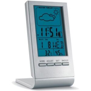 Stazione Meteo Digitale SKY con Sveglia LCD, Termometro, Igrometro Personalizzate o neutre