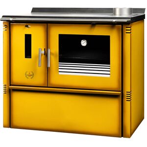 My-Barbecue Cucina a legna smaltata Oliveirinha PF053F - Giallo / sinistra