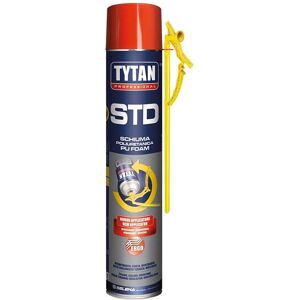 Tytan SCHIUMA POLIURETANICA  STD 02 750ml MANUALE CON ERGO EROGATORE COSTRUZIONE E SIGILLATURA