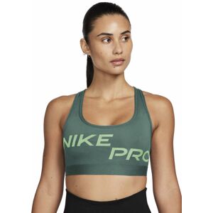 Nike Pro Swoosh W - reggiseno sportivo basso sostegno - donna Green L