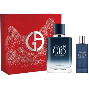 Giorgio Armani Acqua di Giò Profondo Eau de Parfum Cofanetto Regalo con Travel Size