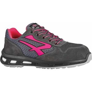 U-power SCARPA ANTINFORTUNISTICA 41 U POWER VEROK BASSA CLASSE S1P SRC ESD NERA FUCSIA