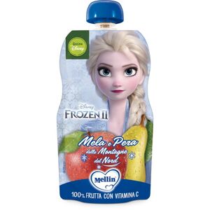 Danone Nutricia Spa Soc.Ben. Mellin Merenda Pouch Disney Frozen Mela Pera - 110g, Alimento per la Prima Infanzia