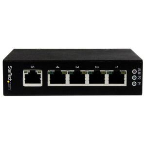 STARTECH - NETWORKING StarTech.com Switch di rete Commutatore Industriale Gigabit Ethernet a 5 porte non gestito - Guide DIN / Montabile a  (IES51000)