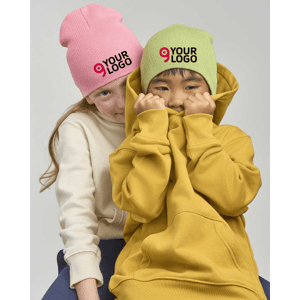 Kid Yala Berretto Bambino Cotone Bio Anallergico Slim Vari Colori Personalizzate o neutre Atlantis