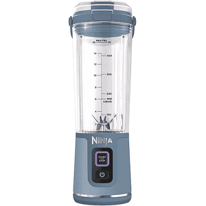 NINJA FRULLATORE  BLAST PORTATILE, Potenza 7,4 W, Caraffa da 0.53 l, 1 velocità, Plastica e alluminio, Blu