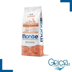 Monge All Breeds Adult Salmone con Riso - 12 kg , 1 sacco