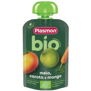 PRINCES ITALIA SpA Plasmon Bio Omogeneizzato Mela Carota e Mango, 100 g