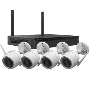Ezviz Kit Wireless Ip Videosorveglianza - 4 X Wifi Camera 4mp H3c + Nvr Wifi 8 Canali Cs-Bw3844-Kit
