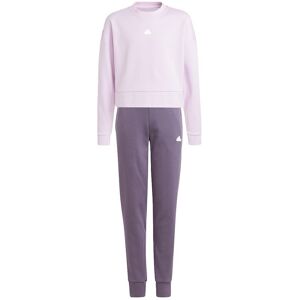 ADIDAS Completo Tuta Bambina Senza Cappuccio Tristripe Rosa Grigio Bambina XL
