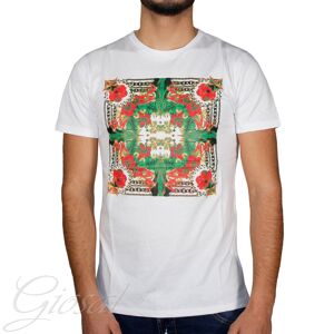 Altri Designer T-Shirt Uomo Mezza Manica Stampa Floreale Vari Colori Girocollo Slim GIOSAL