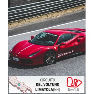 Guida una FERRARI 488 GTB da 670cv al circuito internazionale del Volturno di Limatola (BN) a partire da 1 giro (1,7 km) Esperienza in pista Azienda affiliata a wonderbox smartbox esperienza 3 idee regalo uomo