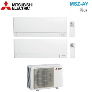 Climatizzatore Condizionatore Mitsubishi Electric Dual Split Inverter Linea Plus Serie Msz-Ay 9000+9000 Btu Con Mxz-2f53vf Wi-Fi Integrato R-32 9+9 A++