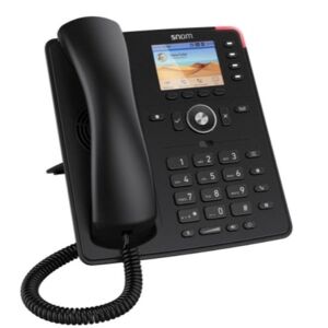 TELEFONO SNOM D713 W/O PS BLACK (00004582)