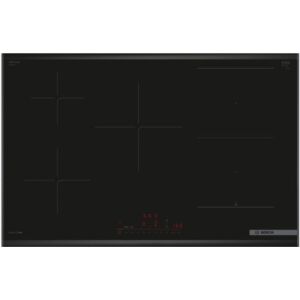 Bosch PVW890HC1E Piano cottura a induzione Serie 6 da 80 cm nero, con cornice