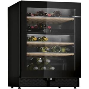 Frigorifero da vino Bosch KWK16ABGB con porta in vetro, 120 L, con illuminazione a LED