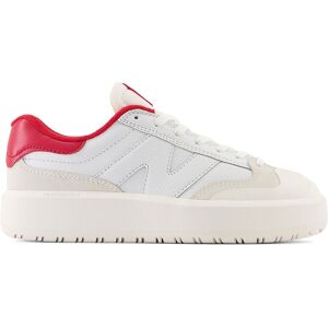 New Balance Ct302 Lea Suede Bianco Rosso Sneakers Donna EUR 42 / US 8.5