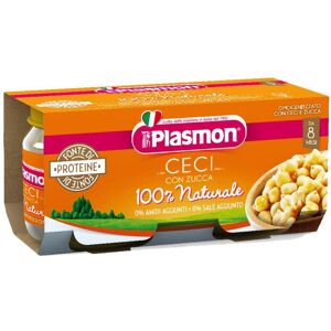 PRINCES ITALIA SpA Plasmon Ceci con Zucca Omogeneizzato, 2 x 80g