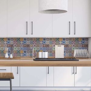- Bordo paraschizzi adesivo cucina stile Azulejos 60x240 cm