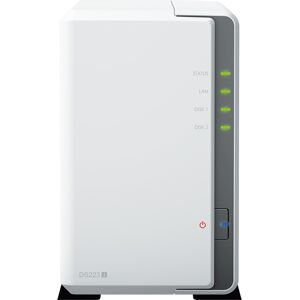 synology Ds223j Server Nas Desktop Collegamento Ethernet Lan Realtek Rtd1619b Sata 3.5"/2.5" 1 Gb Colore Bianco - Ds223j