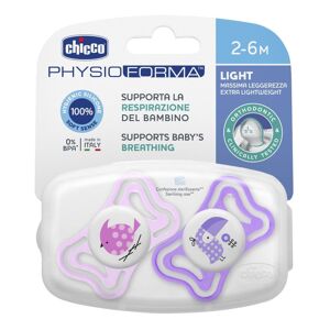 Chicco Succhietto Light Girl Silicone 2-6 Mesi - Morbidezza e Sicurezza per la Tua Bambina