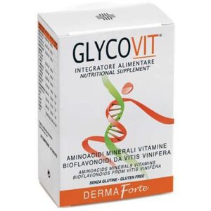 Vivipharma S.A. Glycovit Dermaforte 30 Compresse - Integratore per la Salute della Pelle e la Bellezza dall'Interno
