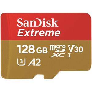 SanDisk SCHEDA DI MEMORIA  Extreme A2 128GB + adatt