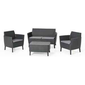 Keter SET SALEMO LOUNGE GRAFITE