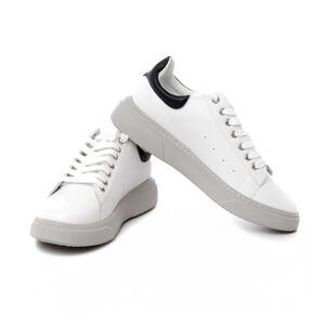 Altri Designer Scarpe Uomo Sneakers Sportive Tinta Unita Bianche Nere Shoes Calzature con Lacci GIOSAL