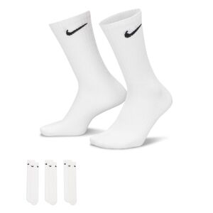 Nike Set di 3 paia di calzini Everyday Bianco Unisex SX7676-100 L