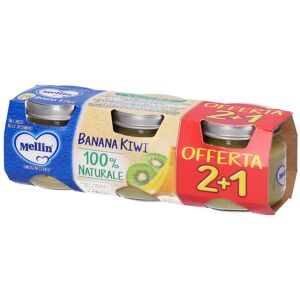 DANONE NUTRICIA SpA SOC.BEN. Mellin Omogeneizzato Banana e Kiwi 2+1 x 100g - Alimento per la Prima Infanzia